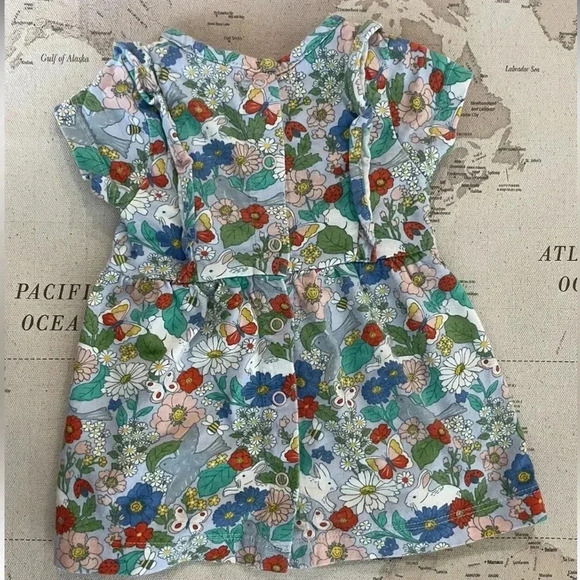 Baby Boden 0-3Mo Bunny
Floral Dress - Picture 3 of 3